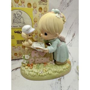 Precious Moments RV Haven Fun or What, 1999 w/Box Girl and‎ her puppy